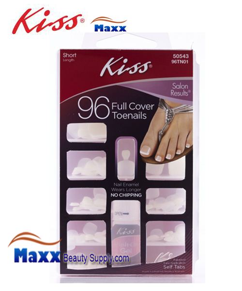 Kiss Nail 96 Toenail Kit - 96TN01 : Full Cover
